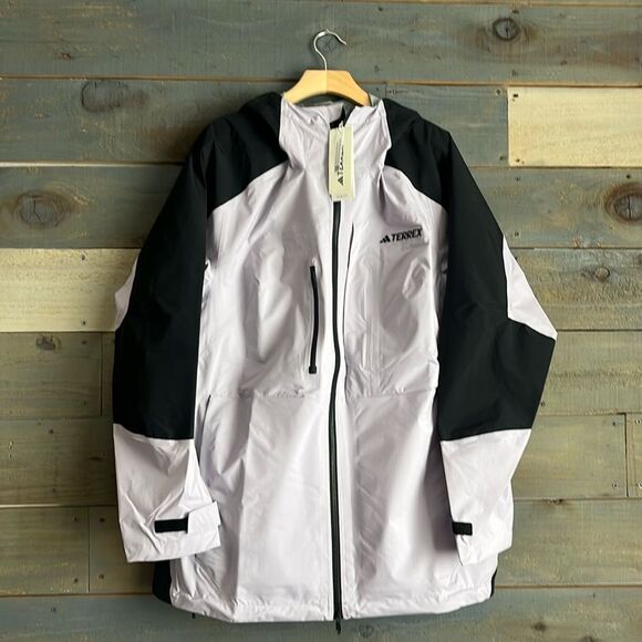 NWT Women's Adidas TERREX Xploric Rain.Rdy Jacket XL - Picture 3 of 11